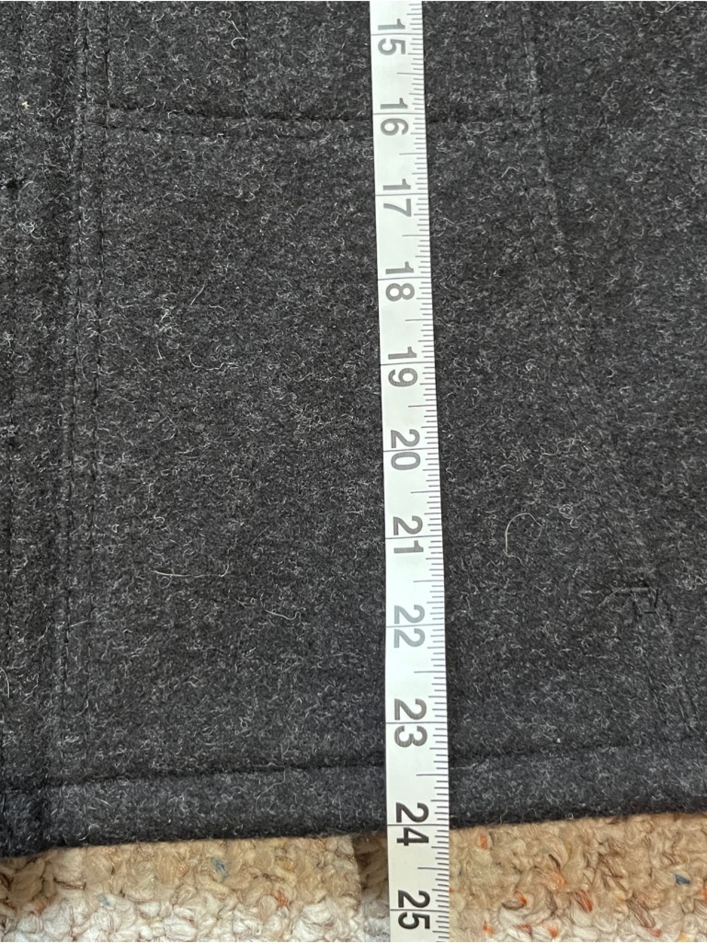 Filson Mackinaw Wool black sweater vest button front mens small pockets warm - Picture 4 of 5